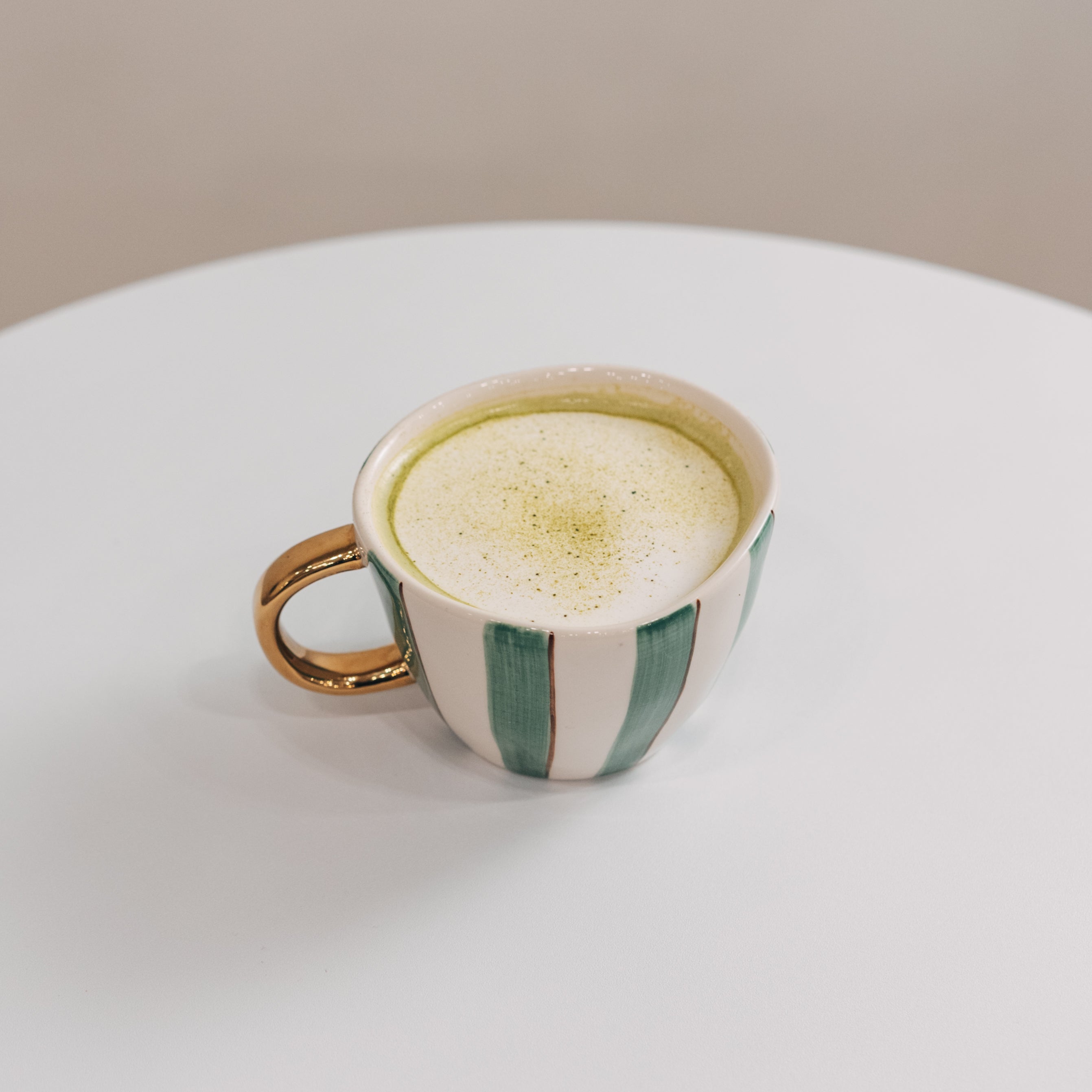 Organic Matcha Latte | Littl Madeleine | Organic Coffee & Bakery